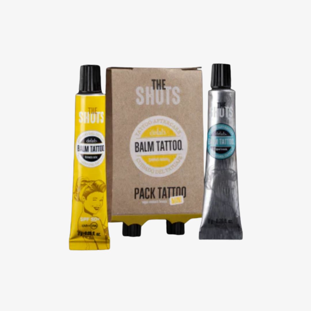 Balm Tattoo | The Shots - Mini Pack Sunblock Gel y Bálsamo