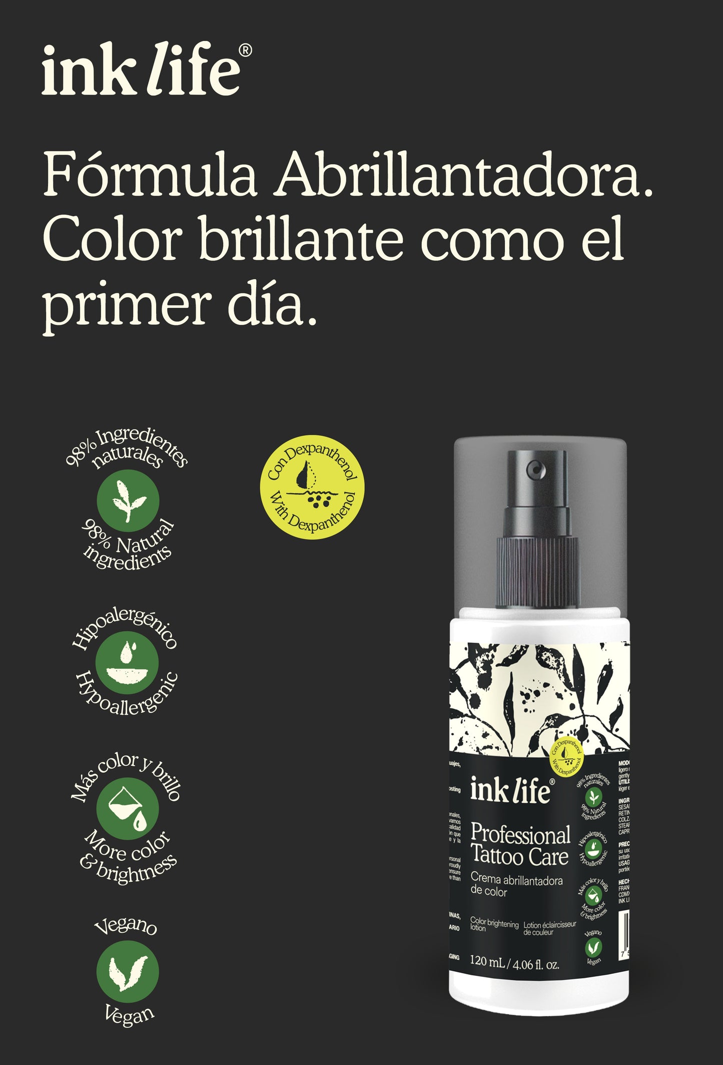 Ink Life | Crema Abrillantador de Color 120ml