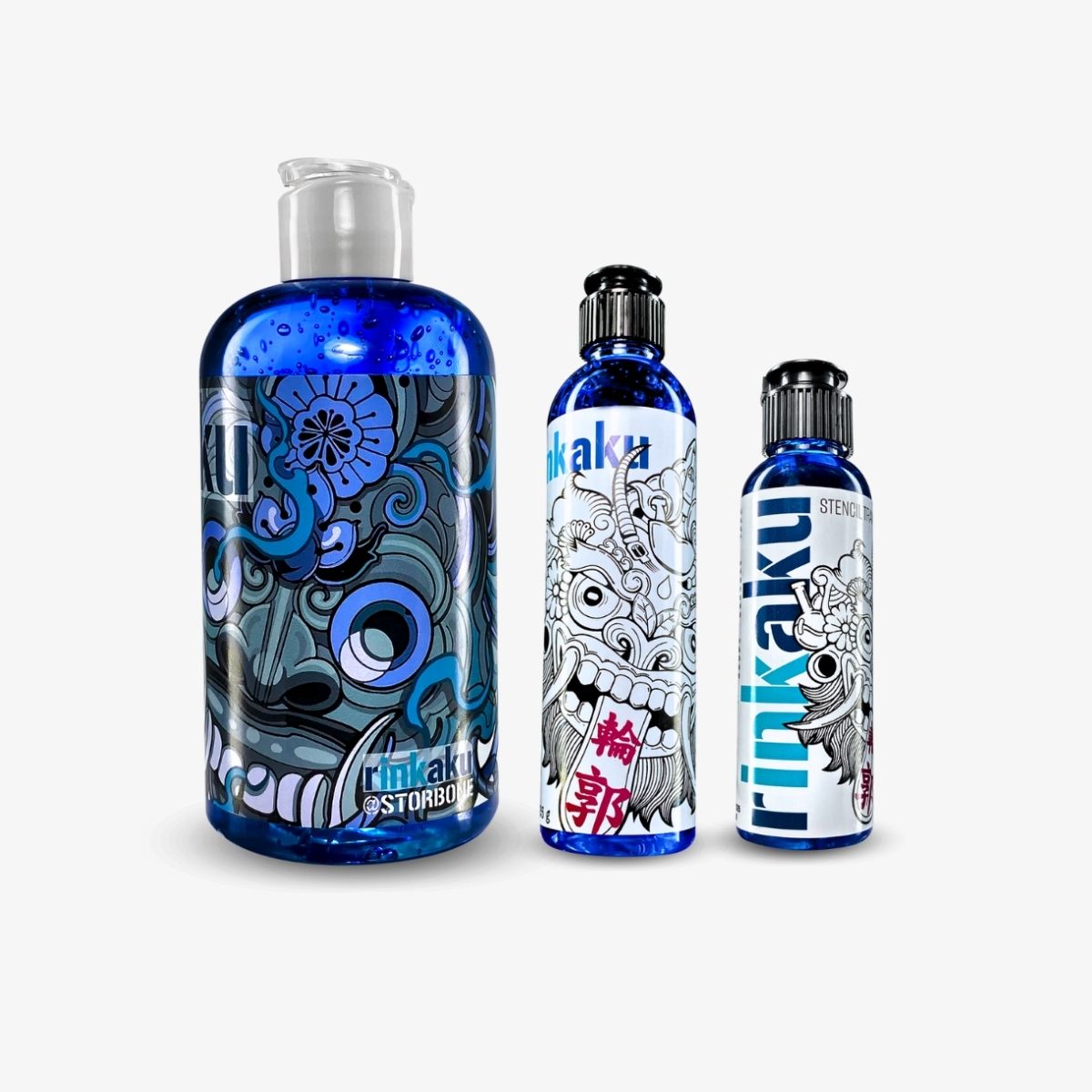 Gel Transfer Rinkaku Rosa Hinkarink | Rinkaku Blue Tattoo Stencil Transfer Gel – Lennox Supply