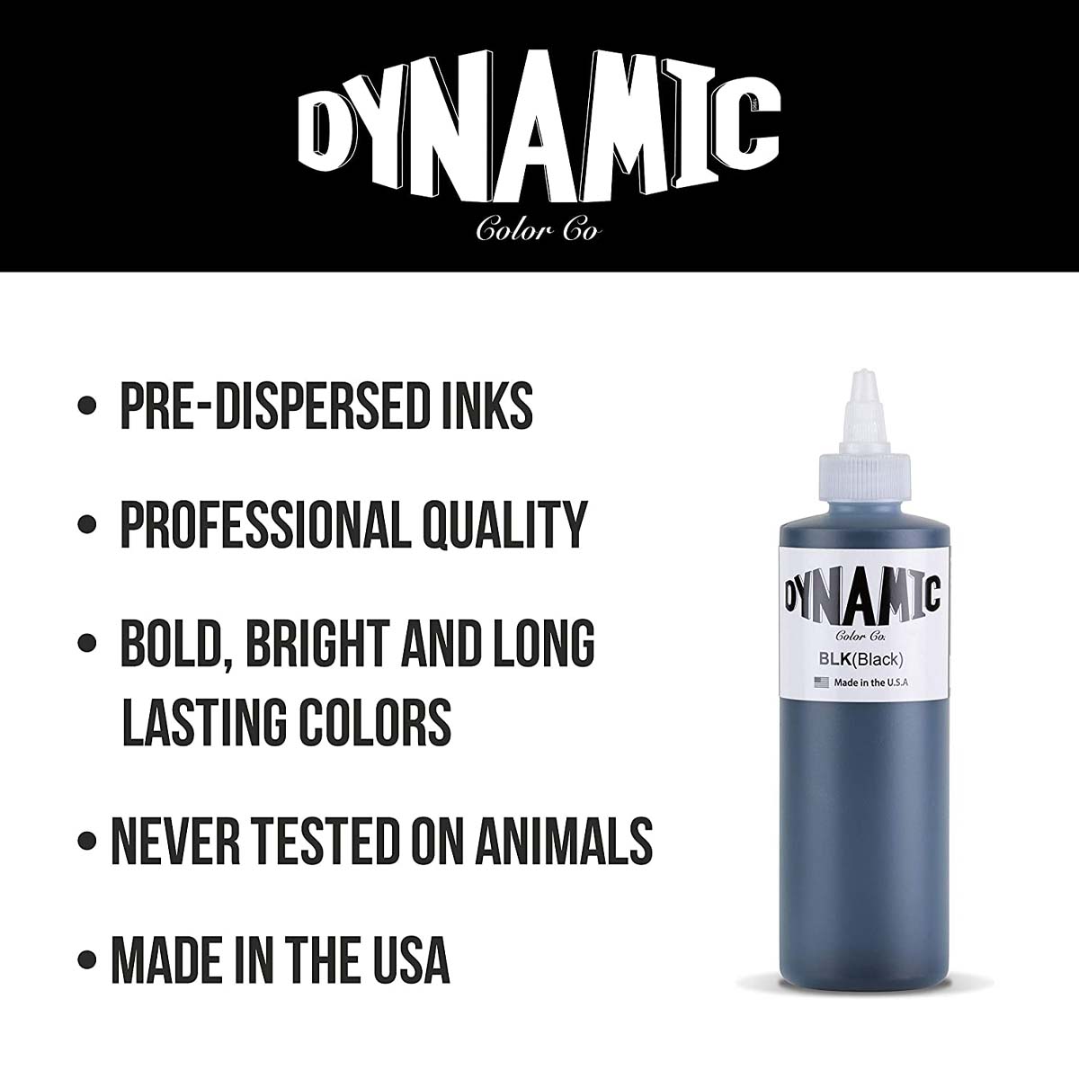 Dynamic Ink Black 8oz